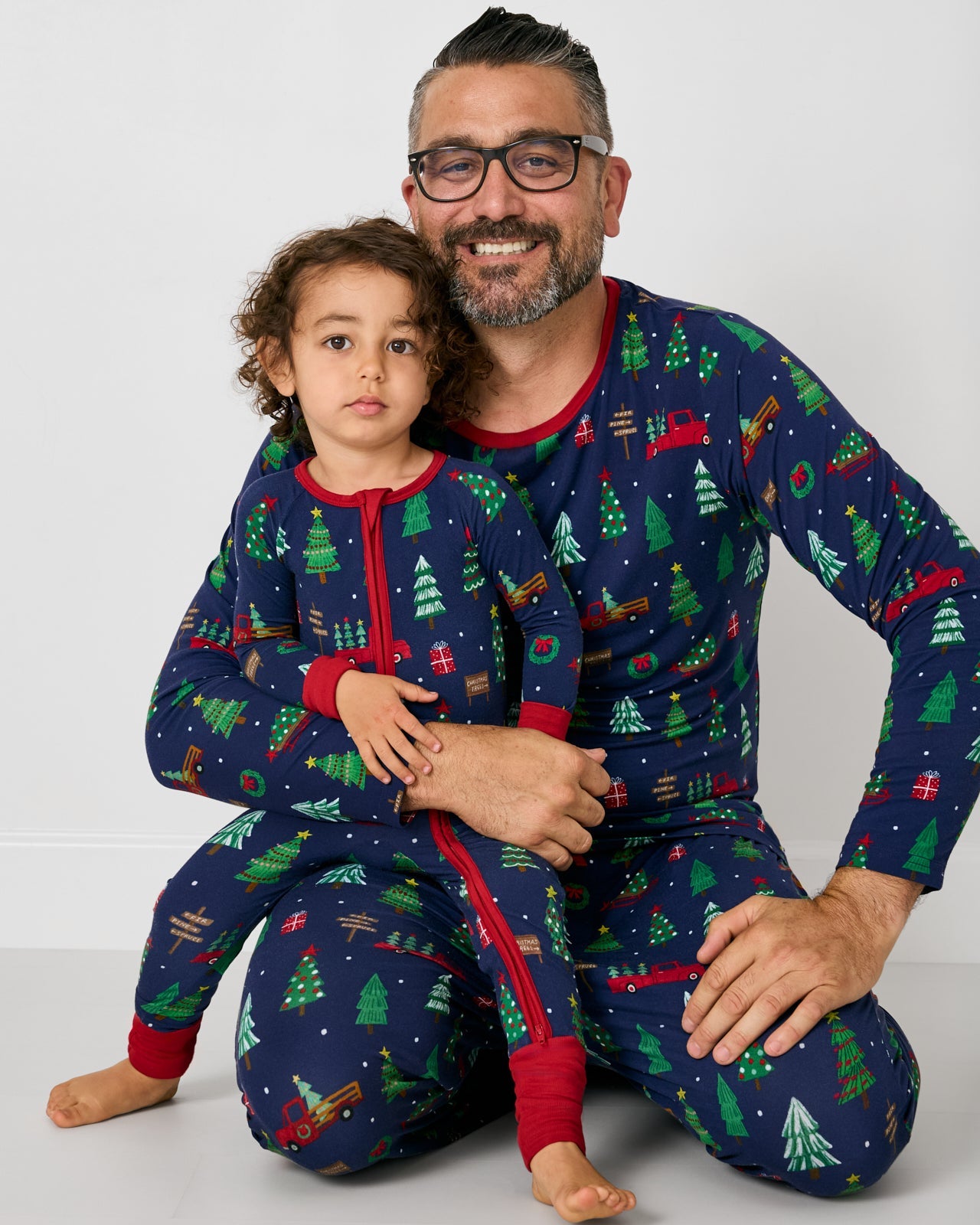 Navy Tree Traffic Men's Pajama Pants