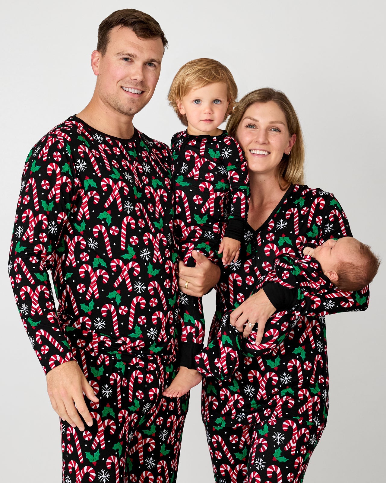 Merry Mints Men's Long Sleeve Pajama Top